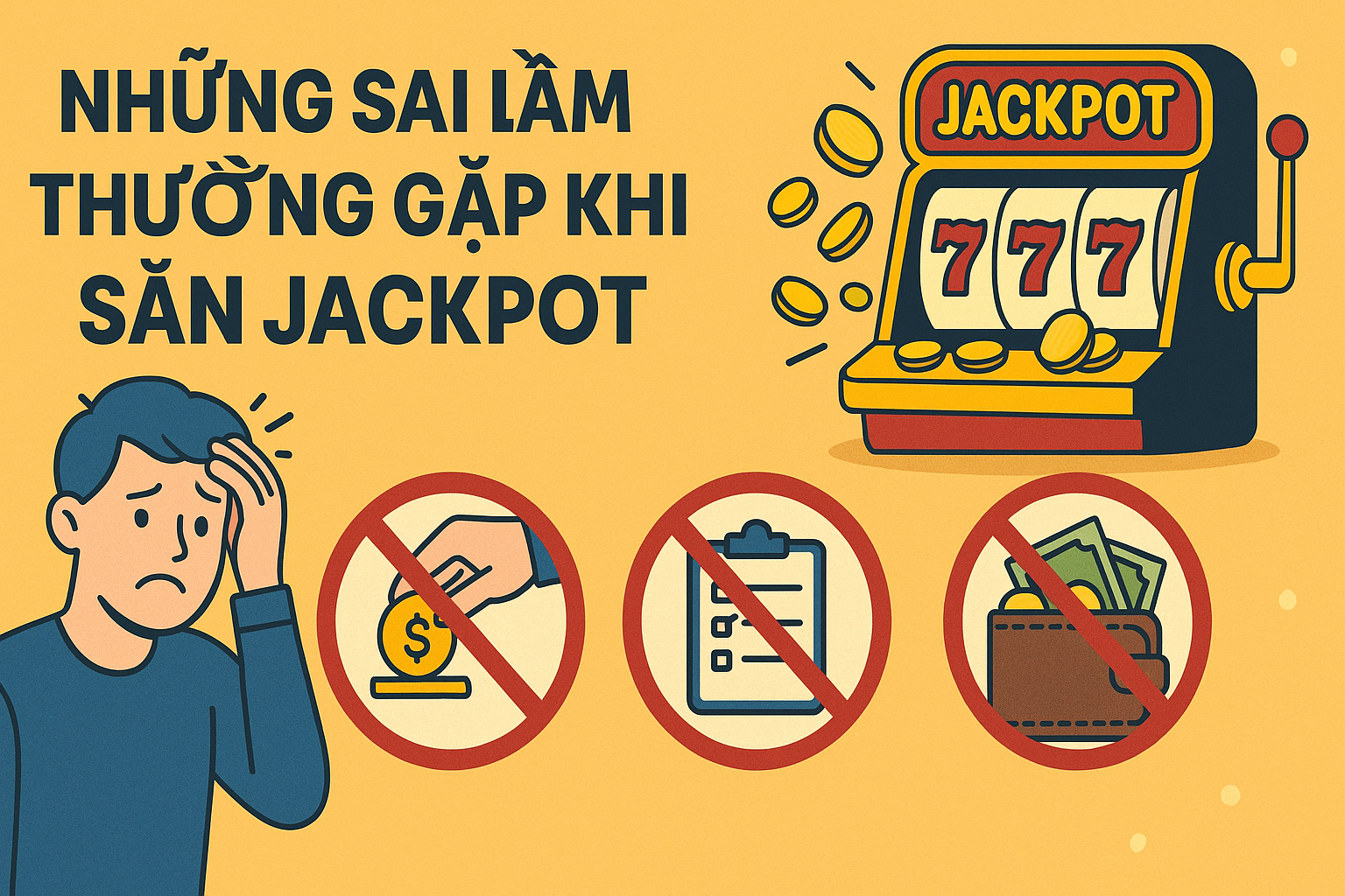 Những Sai Lầm Thường Gặp Khi Săn Jackpot – Đừng Mắc Phải Nếu Muốn Trúng Lớn!